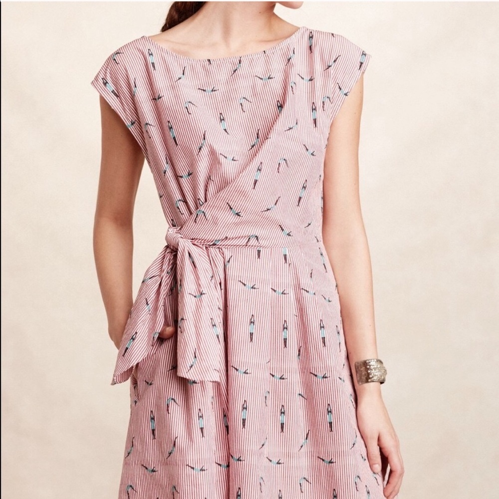 Anthropologie Maeve bathing beauties dress size 4